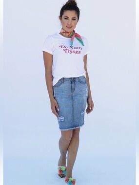 Evy’s Tree Denim Skirt